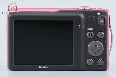[Used] Nikon COOLPIX S3300 Strawberry Pink Compact Digital Camera