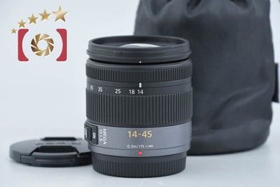 【中古】Panasonic パナソニック LUMIX G VARIO 14-45mm f/3.5-5.6 ASPH. MEGA O.I.S. H-FS014045
