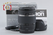 Used: TAMRON B008 18-270mm f/3.5-6.3 Di II VC PZD for Canon with original box