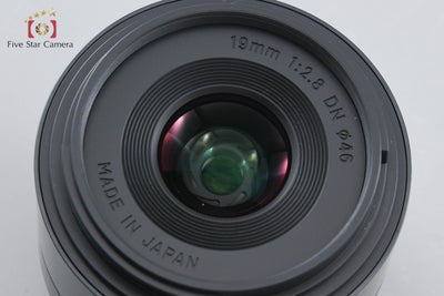 [Used] SIGMA Art 19mm f/2.8 DN for Micro Four Thirds Black
