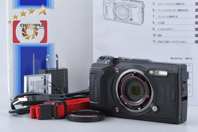 【中古】OLYMPUS オリンパス TOUGH TG-6 ブラック コンパクトデジタルカメラ シャッター回数僅少 元箱付き