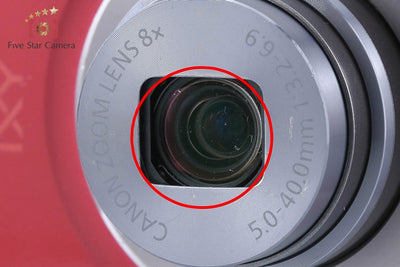 [Used] Canon IXY 150 Red Compact Digital Camera