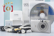 [Used] Canon IXY Digital 25 IS Silver Compact Digital Camera with Original Box