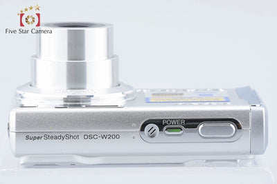[Used] SONY Cyber-shot DSC-W200 Silver Digital Still Camera