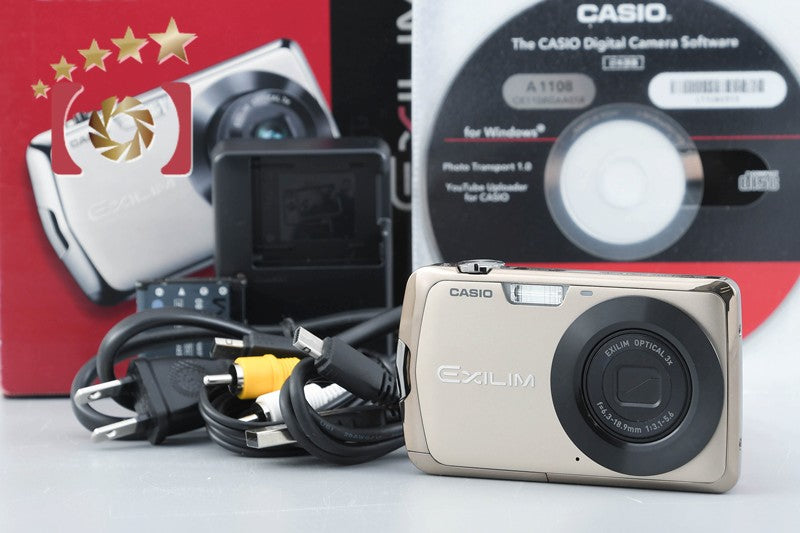 【中古】CASIO カシオ EXILIM EX-Z330 ゴールド コンパクトデジタルカメラ 元箱付き