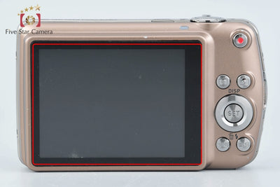 [Used] CASIO Casio EXILIM EX-Z330 Gold Compact Digital Camera with Original Box