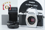 【中古】OLYMPUS オリンパス OM-D E-M5 シルバー ミラーレス一眼カメラ