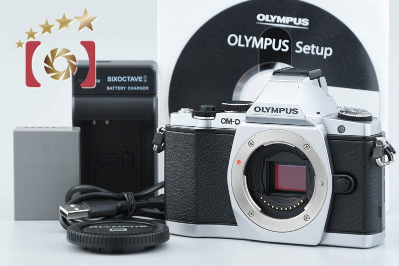 [Used] OLYMPUS OM-D E-M5 Silver Mirrorless Interchangeable Lens Camera
