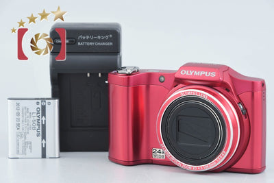 【中古】OLYMPUS オリンパス SZ-14 レッド コンパクトデジタルカメラ