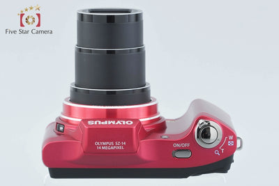 【中古】OLYMPUS オリンパス SZ-14 レッド コンパクトデジタルカメラ