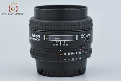 [Used] Nikon AF NIKKOR 50mm f/1.4 D