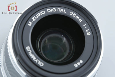 【中古】OLYMPUS オリンパス M.ZUIKO DIGITAL 25mm f/1.8 シルバー