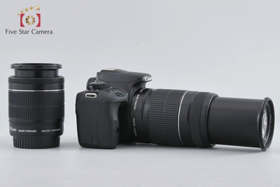 【中古】Canon キヤノン EOS Kiss X7 ダブルズームキット ブラック 元箱付き
