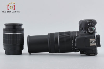 【中古】Canon キヤノン EOS Kiss X7 ダブルズームキット ブラック 元箱付き