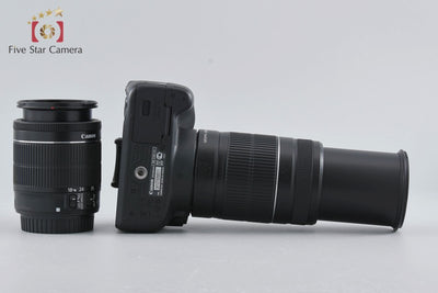 【中古】Canon キヤノン EOS Kiss X7 ダブルズームキット ブラック 元箱付き