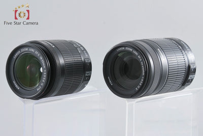【中古】Canon キヤノン EOS Kiss X7 ダブルズームキット ブラック 元箱付き
