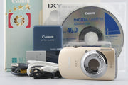 【中古】Canon キヤノン IXY Digital 510 IS ゴールド コンパクトデジタルカメラ 元箱付き