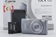 Used Canon IXY 150 Silver Compact Digital Camera with Original Box