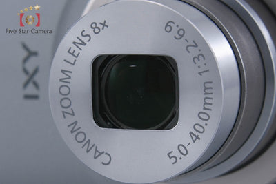 Used Canon IXY 150 Silver Compact Digital Camera with Original Box