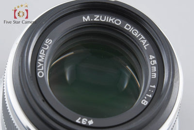 【中古】OLYMPUS オリンパス M.ZUIKO DIGITAL 45mm f/1.8 シルバー