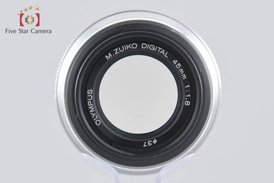 【中古】OLYMPUS オリンパス M.ZUIKO DIGITAL 45mm f/1.8 シルバー