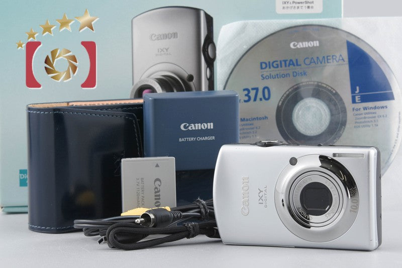 【中古】Canon キヤノン IXY Digital 920 IS シルバー コンパクトデジタルカメラ 元箱付き