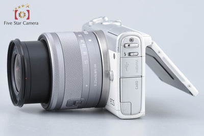 [Used] Canon EOS M100 EF-M 15-45 IS STM Lens Kit White