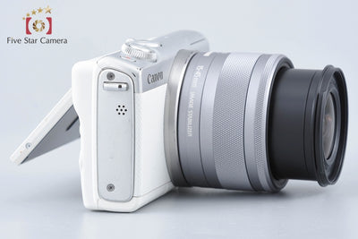 [Used] Canon EOS M100 EF-M 15-45 IS STM Lens Kit White