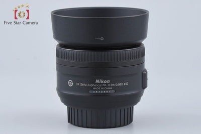 【中古】Nikon ニコン AF-S DX NIKKOR 35mm f/1.8 G
