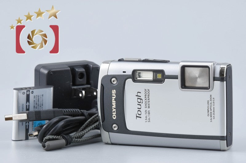 【中古】OLYMPUS オリンパス TOUGH TG-610 シルバー コンパクトデジタルカメラ