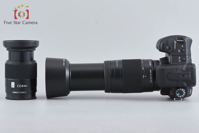 [Used] SONY α200 DSLR-A200 Double Zoom Lens Kit Black