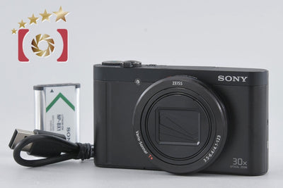 [Used] Sony Cyber-shot DSC-WX500 Black Digital Still Camera Multi-language support