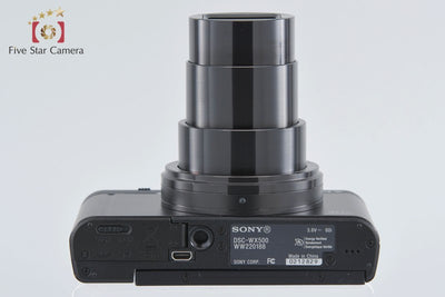[Used] Sony Cyber-shot DSC-WX500 Black Digital Still Camera Multi-language support