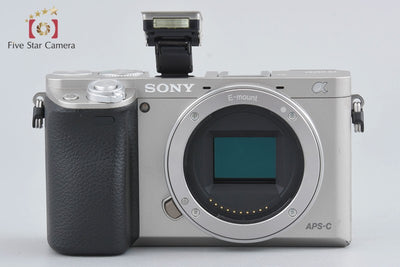 【中古】SONY ソニー α6000 ILCE-6000 シルバー ミラーレス一眼カメラ 多言語対応