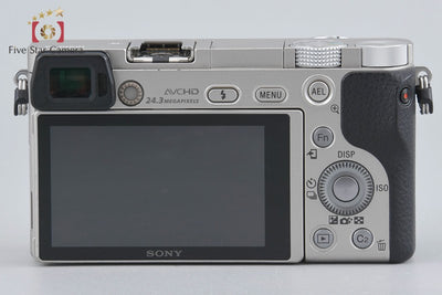 【中古】SONY ソニー α6000 ILCE-6000 シルバー ミラーレス一眼カメラ 多言語対応