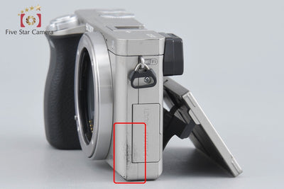 【中古】SONY ソニー α6000 ILCE-6000 シルバー ミラーレス一眼カメラ 多言語対応
