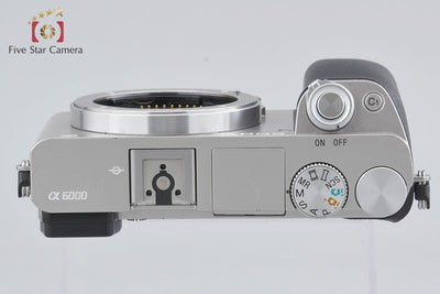 【中古】SONY ソニー α6000 ILCE-6000 シルバー ミラーレス一眼カメラ 多言語対応