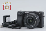 【中古】SONY ソニー α6400 ILCE-6400L ブラック パワーズームレンズキット シャッター回数僅少