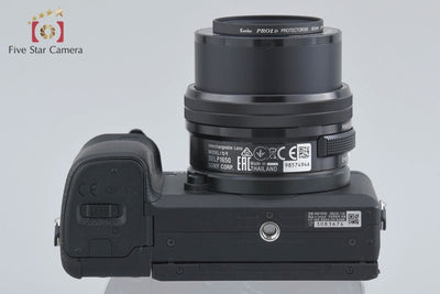 【中古】SONY ソニー α6400 ILCE-6400L ブラック パワーズームレンズキット シャッター回数僅少