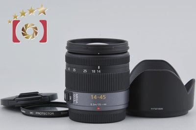 【中古】Panasonic パナソニック LUMIX G VARIO 14-45mm f/3.5-5.6 ASPH. MEGA O.I.S. H-FS014045