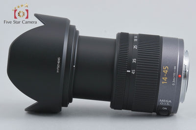 【中古】Panasonic パナソニック LUMIX G VARIO 14-45mm f/3.5-5.6 ASPH. MEGA O.I.S. H-FS014045