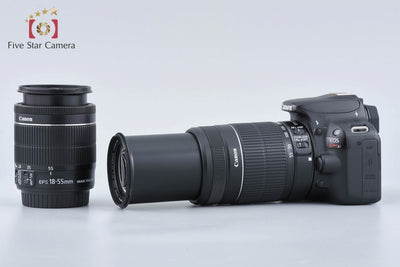 [Used] Canon EOS Kiss X7 Double Zoom Kit Black
