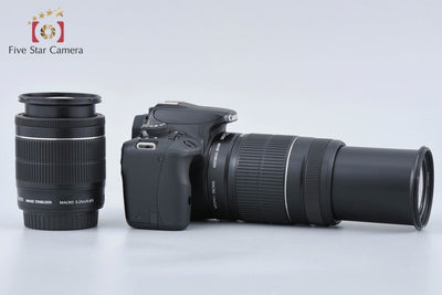 [Used] Canon EOS Kiss X7 Double Zoom Kit Black