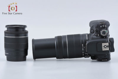 [Used] Canon EOS Kiss X7 Double Zoom Kit Black