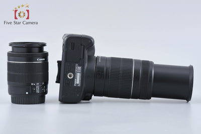 [Used] Canon EOS Kiss X7 Double Zoom Kit Black
