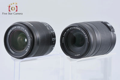 [Used] Canon EOS Kiss X7 Double Zoom Kit Black