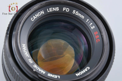 【中古】Canon キヤノン FD 55mm f/1.2 S.S.C.
