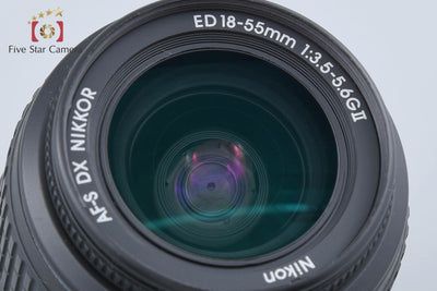Used: Nikon AF-S DX NIKKOR 18-55mm f/3.5-5.6 G II ED