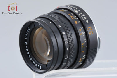[Used] Leica SUMMICRON-M 50mm f/2 E39 3rd Generation Black