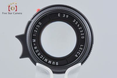 [Used] Leica SUMMICRON-M 50mm f/2 E39 3rd Generation Black
